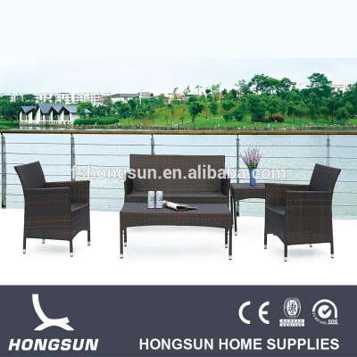 leisure style cane furniture cane sofa set